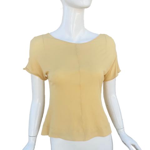 Prada FW 2000 yellow top