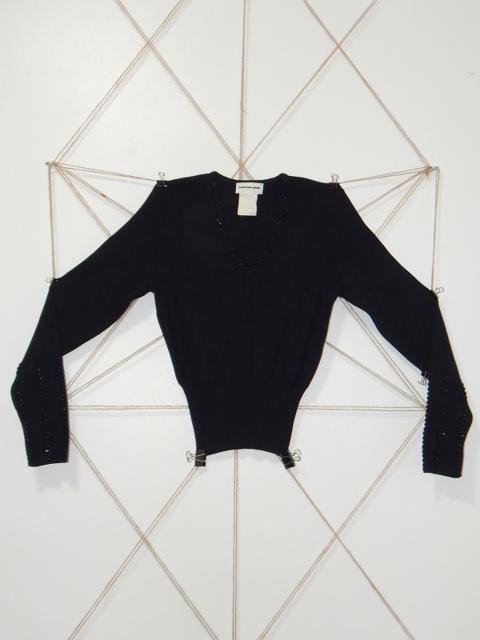 Mugler Sculpted Knit Top c. 2010s