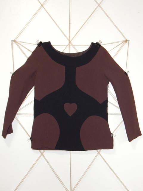 Moschino Couture! Boat Neck Long Sleeve c. late 1980’s - early 1990s