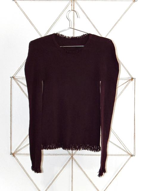 A-POC by Issey Miyake & Dai Fujiwara Raw-Edge Fringed Knit c. 1999 - 2002