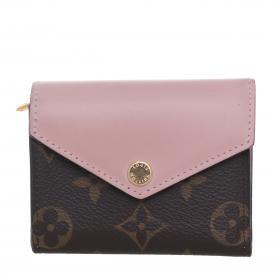 Zoe Wallet Rose Ballerine Monogram