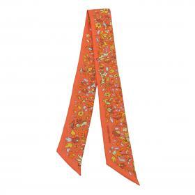 Un Jardin Apres la Mousson Silk Twilly