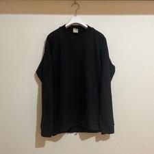 Jan Jan Van Essche - Sweat #49.  Made in Belgium. Black Cotton French Terry