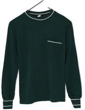 1970–1978, Spanish Single Jersey Knit Pullover with Tipped Trims