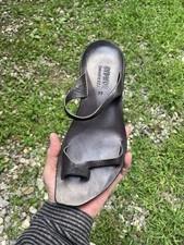 Cydwoq “Bare” Black Toe Loop Leather Sandals Size 39 (9)  $270