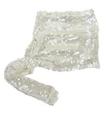 Coperni Knotted Mini Skirt in White 