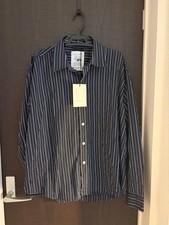 mfpen Exact Shirt Black Office Stripe Size S Long Sleeve