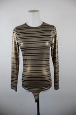 Fornarina Womens Striped Logo Casual Vintage Long Sleeve T-Shirt, Size S