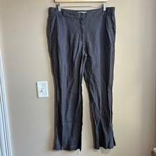 Barena Venezia Linen Trousers 46 Charcoal Gray Mens Made in Italy Linen Pants