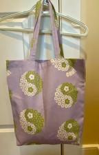 Lisa Says Gah Denim Shopper Tote Yin Yang Thistle