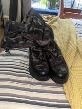 Authentic PRADA Camoflauge Camo Nylon Snow Boots Sz EU 37