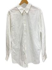 HED MAYNER Long Sleeve Shirt, XS, Cotton, White, Solid Color, HMMX60078R