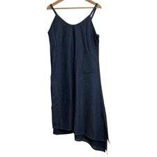β Beta Basile 28 Asymmetrical Denim Camisole Dress, Size 9, Indigo Women USED