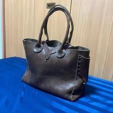 Cydwoq Leather Tote Bag Men’s Brown A4 Storage Made in USA