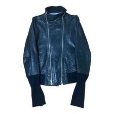 DIET BUTCHER SLIM SKIN Leather Rider Jacket S Black Stylish Slim Fit  From Japan