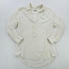 Barena Venezia Shirt Womens 38 Ivory Beige Linen Blend Pullover Made In Italy