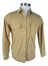 Norse Projects Mens Tan Cotton Villads Light Twill Shirt M Italy