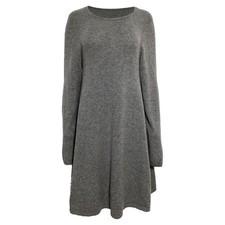 Khaite Fleurine Mini Dress In Cashmere Women Grey Xl