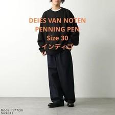 Dries Van Noten 25AW Indigo Wide Tuck Denim Pants Size 30
