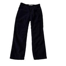 Norse Projects Edvard Pants Mens 30x31 Dark Blue Corduroy Straight Button Fly