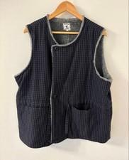 Used Arpenteur Faux Fur-Lined Versatile Vest Tops Outer Mens Size XL Very Rare8F