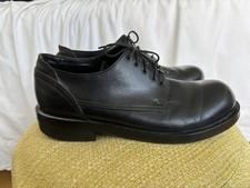 Dirk Schönberger Vintage Y2KArchival Black Leather Derbies Men's Sz 42 Biltrite
