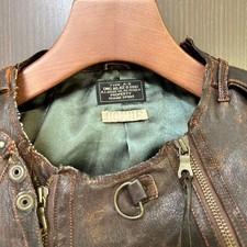 [RARE] Share Spirit A-9 Riders Jacket - Men's Size L Leather Outerwear