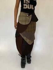 90s 20471120 Patchwork Long Skirt