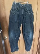 Michiko Koshino Jeans Vintage Japanese  Men's 32 Size Y Twisted Big Pockets