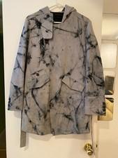 Diet Butcher Slim Skin Archive Hooded Cashmere Trench Coat (S)