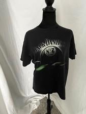 Jack Daniel's Black Graphic T-Shirt Size M Well Worn With Holes Pool Cue