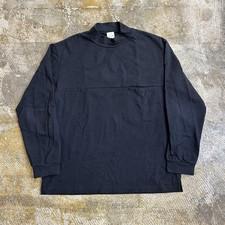 sage de cret Mock Neck Pocket T-Shirt Size L Men's Fashion