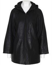 1988–1995, Parka Lineage Broad Sleeve Line Hooded Leather Jacket