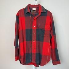 ARRSTON VOLAJU by KOHSHIN Plaid Button Up Shirt Long Sleeve Red Black
