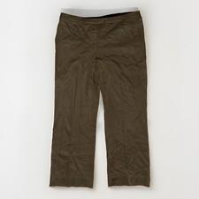 Vintage Claude Montana Paris Heavily Distressed Repaired Pants Olive 34x27