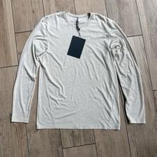 NEW Arcteryx Veilance Frame LS S Dark Cocoon Heather Gray Merino Wool T-Shirt
