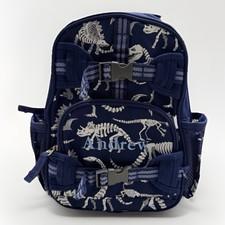 Pottery Barn Mini Mackenzie Backpack  ANDREW Blue Glow-in-the-Dark Dinosaurs