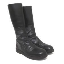 Marsell Zuccolona Tall Boots Black Buffed Leather Size 41