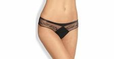 La Perla Paisley Collection L Thong Black Multi Silk Tulle