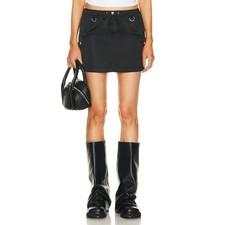 Coperni Tailored Black Cargo Mini Skirt Size 34 EU / US 2 NWT