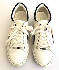 Alessandro Dell Acqua White Embellished Fashion Low-top Sneakers Size 36.5 / 6.5