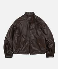 Frizmworks Waxed cowhide buddy harrington jacket _ Brown/ men / leather jacket
