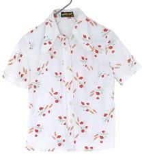 1975–1985, Austrian Flower-Field Print Leisure Shirt, Spear-Point Collar