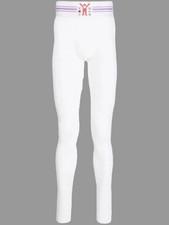 WALTER VAN BEIRENDONCK SS23 Size M White Textured Viscose Nylon Pants