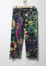 Dries Van Noten Tie Dye Denim Jeans Size 31 Blue Cotton