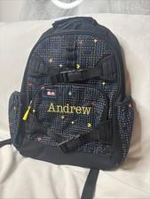 Pottery Barn Mackenzie PAC-MAN Glow-in-the-Dark Large Backpack “Andrew” Monogram