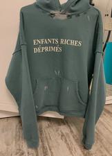 Enfants Riches Déprimés Classic Logo Hoodie in Green Size S