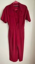 UNDERCOVER GU Red Romper Pants Size M - Solid Design
