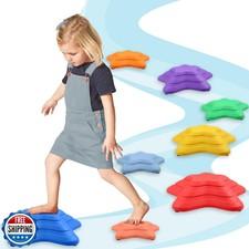 Gentle Monster Stepping Stones for Kids, Set of 8 PCS for Balance with Non-Sl