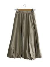 K.T KIYOKO TAKASE Airy Taffeta Balloon Skirt Long Skirt Size 7 Polyester GRY 01-